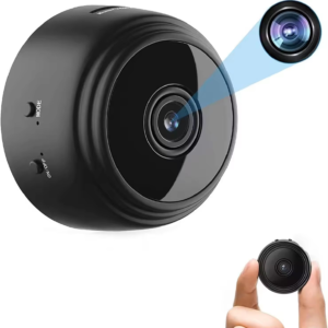 Câmera Wifi Interna Wistino 1080P com Suporte para Visão Noturna e Grande Espaço de Armazenamento de 256GB 360