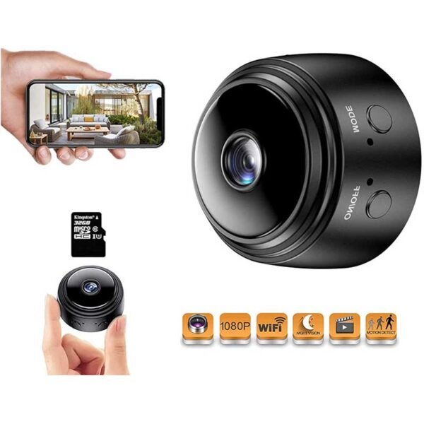 Mini Câmera A9 Wireless, Câmera spiã, Spy Vídeo, Material Eletrónico, Loja Real Concept, Impact Transition, IT Premium