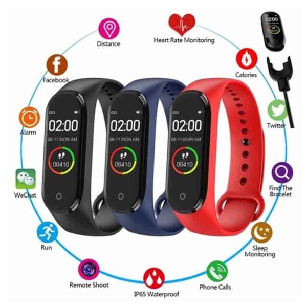 SmartBand M4, Bracelete M4, Relógio Inteligente, Material Eletrónico, Loja Real Concept, Impact Transition, IT Premium