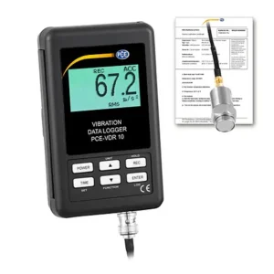Acelerômetro PCE-VDR 10-ICA incl. certificado de calibração ISO