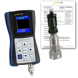 Acelerômetro PCE-VM 20-ICA incl. certificado de calibração ISO