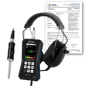 Acelerômetro PCE-VT 3750S-ICA incl. certificado de calibração ISO