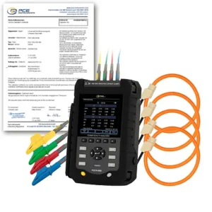 Amperímetro PCE-PA 8500 HP-ICA incl. certificado de calibração ISO