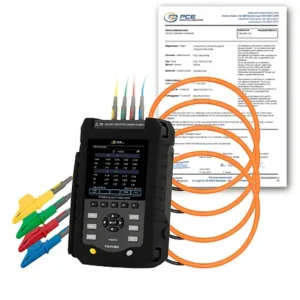 Amperímetro PCE-PA 8500-ICA incl. certificado de calibração ISO