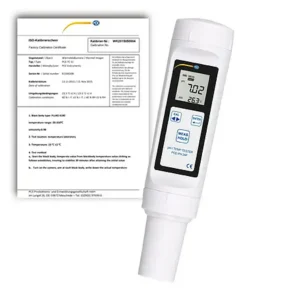 Analisador de água PCE-PH 26F-ICA incl. certificado de calibração ISO