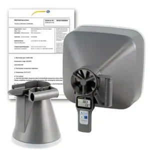 Anemômetro PCE-VA 20-SET Inclui certificado de calibração ISO