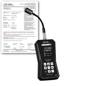 Aparelho automotivo PCE-BTM 2000A-ICA inclui certificado de calibração ISO