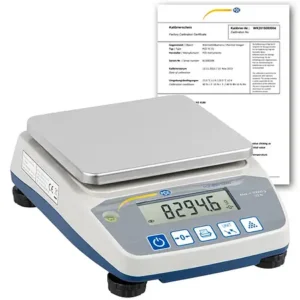 Balança básica PCE-BSH 10000-ICA inclui certificado de calibração ISO