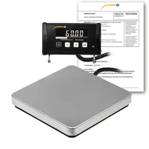 Balança com contador PCE-PB 60N-ICA incl. certificado de calibração ISO
