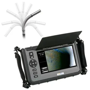 Boroscópio PCE-VE 1000 sonda articulada flexível com 2 câmaras