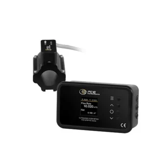 Caudalímetro ultra-sônico de instalação fixa PCE-UFM 20PVC