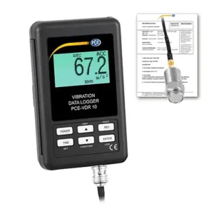 Data logger PCE-VDR 10-ICA inclui certificado de calibração ISO