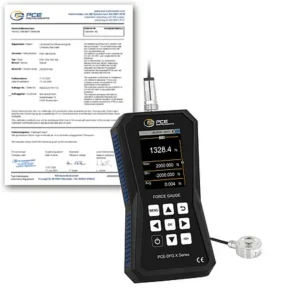 Dinamômetro PCE-DFG 2K XF-ICA incl. certificado de calibração ISO