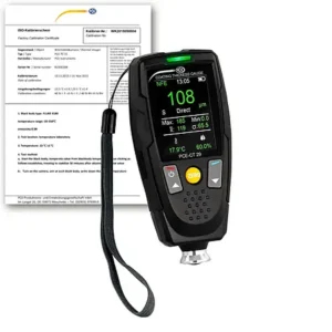Espessímetro PCE-CT 29-ICA incl. certificado de calibração ISO