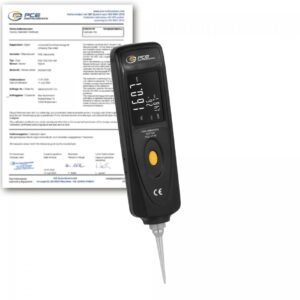 Manutenção preventiva PCE-VT 60-ICA inclui certificado de calibração ISO