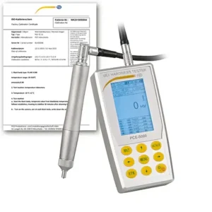Medidor de dureza PCE-5000-ICA incl. certificado de calibração ISO
