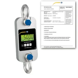 Medidor de força PCE-DDM 5WI-ICA incl. certificado de calibração ISO