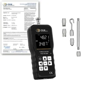 Medidor de força PCE-FM 50N-ICA incl. certificado de calibração ISO