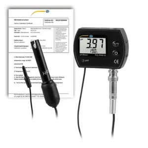 Medidor de pH PCE-PHM 12-ICA Incl. certificado de calibração ISO