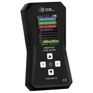 Medidor de prevenção e segurança no trabalho PCE-RDM 10 para detectar radiação beta, gama e raios X