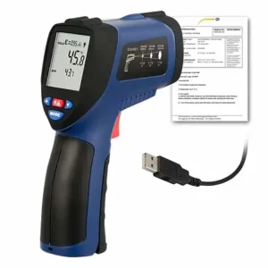 Medidor de temperatura PCE-890U-ICA incl. certificado de calibração ISO