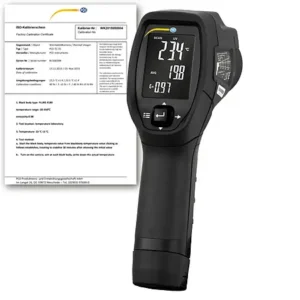 Medidor de temperatura PCE-ILD 10-ICA incl. certificado de calibração ISO