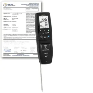 Medidor de temperatura PCE-IR 90-ICA incl. certificado de calibração ISO