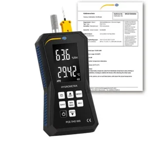 Medidor de temperatura PCE-THD 50S-ICA inclui certificado de calibração ISO