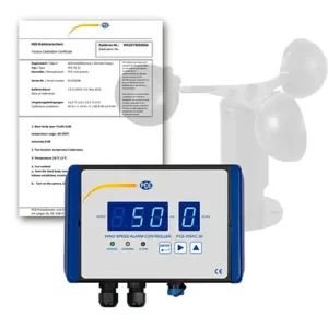 Medidor de vento digital PCE-WSAC 50-310