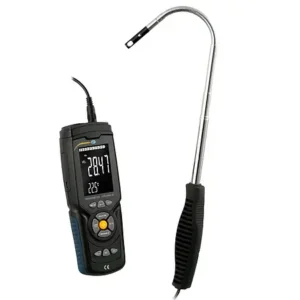 Medidor de vento PCE-HWA 30 de fio térmico Medição de ar
