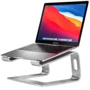 Suporte ergonômico de portátil de mesa