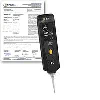 Medidor de vibração PCE-VT 60-ICA inclui certificado de calibração ISO