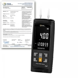 Medidor HVAC/R PCE-PME 50-ICA inclui certificado de calibração ISO