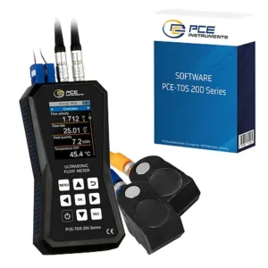 Medidor ultrassônico de vazão PCE-TDS 200+ M-SW-KIT incl. software
