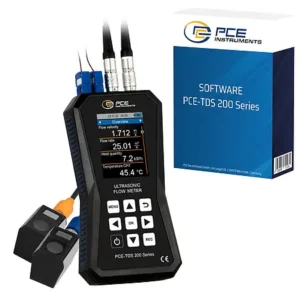 Medidor ultrassônico de vazão PCE-TDS 200 S-SW-KIT incl. software