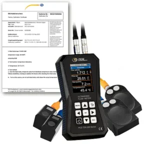 Medidor ultrassônico de vazão PCE-TDS 200 SL-ICA incl. certificado de calibração ISO