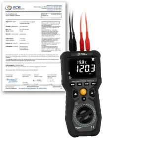 Megômetro PCE-CLT 20-ICA incl. certificado de calibração ISO