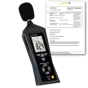 Sonômetro Bluetooth PCE-323-ICA incl. certificado de calibração ISO