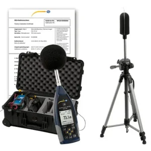 Sonômetro PCE-428-EKIT-ICA incl. certificado de calibração ISO
