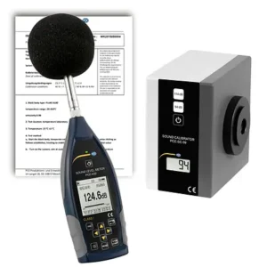 Sonômetro PCE-430-SC 09-ICA inclui certificado de calibração ISO