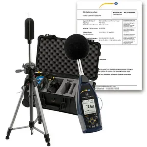 Sonômetro PCE-432-EKIT-ICA incl. certificado de calibração ISO