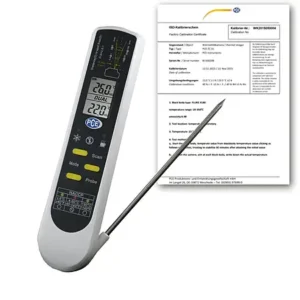 Termômetro para Alimentos Infravermelho PCE-IR 100 (HACCP)-ICA incl. ISO