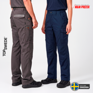 Calça com vários bolsos Top Swede® modelo MOTALA | 65% Poliéster 35% Algodão 245 g