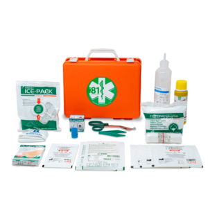 Kit de primeiros socorros 25x19x9cm