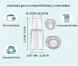 Bicos para bafômetro digital portátil para uso pessoal e profissional (pack 25 un)