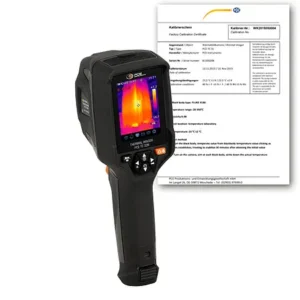Termovisor PCE-TC 32N inclui certificado de calibração ISO