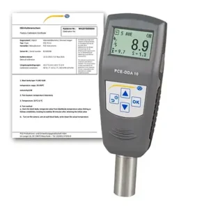 Verificador de material PCE-DDA 10 -ICA Inclui certificado de calibração ISO