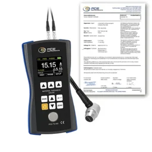Verificador de material PCE-TG 300-P5EE-ICA Inclui certificado de calibração ISO