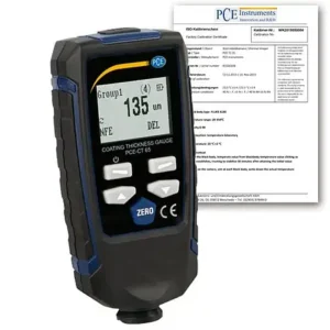 Verificador de superfícies PCE-CT 65 incl. certificado de calibração ISO