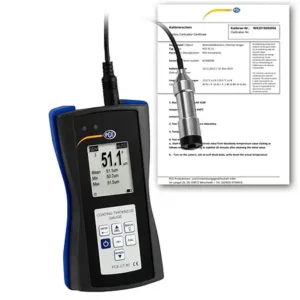 Verificador de superfícies PCE-CT 80-FN2-ICA inclui certificado de calibração ISO